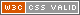 Valid CSS!