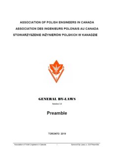 APEC GENERAL BY-LAWS, Preamble